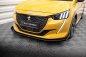Preview: Maxton Street Pro Front Ansatz für +Flaps für + Flaps Peugeot 208 GT Mk2 schwarz Hochglanz PE2082GTCNC-FD1BRB+FSF1-G