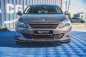 Preview: Maxton Front Ansatz V.1 für Peugeot 308 Mk2 Facelift schwarz Hochglanz PE-308-2F-FD1-G