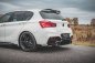 Preview: Maxton Racing Heck Ansatz Flaps Diffusor V.3 +Flaps für BMW 1er M140i  schwarz Hochglanz BM1F20FMCNC-RSD3BRB+RSF1-G