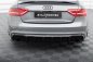 Preview: Maxton Diffusor Heck Ansatz Audi A5 S-Line Coupe / Sportback 8T Facelift (Version mit Einzelauspuff auf beiden Seiten) AU-S5-1F-RS1GO_O