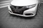 Preview: Maxton Front Ansatz V.1 für Honda Civic Mk9 schwarz Hochglanz HO-CI-9-K-FD1-G