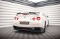 Preview: Maxton Spoiler CAP für Nissan GTR R35 Facelift schwarz Hochglanz NI-GTR-4F2-CAP1-G