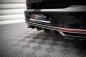 Preview: Maxton Diffusor Heck Ansatz für Volkswagen Passat B8 Facelift schwarz Hochglanz VW-PA-B8F-RS1-G