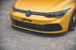 Preview: Maxton Front Ansatz V.1 für VW Golf 8  schwarz Hochglanz VW-GO-8-FD1-G
