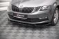 Preview: Maxton Front Ansatz V.1 für Skoda Octavia Mk3 Facelift schwarz Hochglanz SK-OC-3F-FD1-G