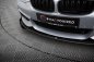 Preview: Maxton Street Pro Front Ansatz + Flaps BMW 4er Coupe / Gran Coupe / Cabrio M-Paket F32 / F36 / F33 schwarz Hochglanz BM4F32MPACKCNC-FD4BRB+FSF1-G