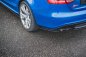 Preview: Maxton Heck Ansatz Flaps Diffusor für Audi S4 / A4 S-Line B8 Limousine schwarz Hochglanz AU-S4-B8-RSD1-G