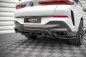 Preview: Maxton Mittlerer Diffusor Heck Ansatz DTM Look für BMW X6 M-Paket G06 schwarz Hochglanz BM-X6-06-MPACK-RD1G+RD2-G