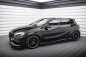 Preview: Maxton Street Pro Seitenschweller Ansatz + Flaps Mercedes-Benz A AMG-Line W176 Facelift schwarz Hochglanz MEA176FAMGLINECNC-SD1B+SF1-G