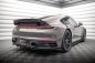 Preview: Maxton Mittlerer Diffusor Heck Ansatz DTM Look für Porsche 911 Carrera 4S 992 schwarz Hochglanz PO-911-992-CA-4S-RD1G+RD2-G
