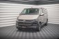 Preview: Maxton Front Ansatz V.1 für Volkswagen T6 Facelift schwarz Hochglanz VW-T6F-FD1-G