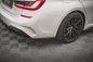 Preview: Maxton Heck Ansatz Flaps Diffusor V.2 für BMW 3er G20 / G21 M-Paket schwarz Hochglanz BM-3-20-MPACK-RSD2-G