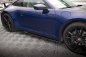 Preview: Maxton Seitenschweller Ansatz für V.1 für Porsche 911 Carrera Aero 992 schwarz Hochglanz PO-911-992-CA-AERO-SD1-G