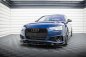 Preview: Maxton Front Ansatz V.1 für Audi A4 Competition B9  schwarz Hochglanz AU-A4-B9-COMP-FD1-G