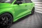Preview: Maxton Street Pro Seitenschweller Ansatz für Audi RS3 Sportback 8Y AURS38YSCNC-SD1BRB
