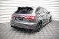 Preview: Maxton Street Pro Heck Ansatz Flaps Diffusor für Audi S3 Sportback 8V Facelift AUS33FSBCNC-RSD1BRB