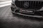 Preview: Maxton Front Ansatz V.2 für Mercedes-Benz C AMG Line Limousine / Coupe W205 / C205 Facelift schwarz Hochglanz ME-C-205F-AMGLINE-C-FD2-G