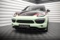 Preview: Maxton Front Ansatz für Porsche Cayenne Mk2 schwarz Hochglanz PO-CAY-2-FD1G+FD1R-G