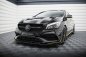 Preview: Maxton Street Pro Front Ansatz + Flaps Mercedes-AMG CLA 45 Aero C117 Facelift schwarz Hochglanz MECLA117AMGAEROCNC-FD1BRB+FSF1-G
