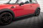 Preview: Maxton Seitenschweller Ansatz für Mini One R56 schwarz Hochglanz MC-ONE-2-SD1-G