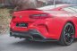 Preview: Maxton Mittlerer Diffusor Heck Ansatz DTM Look für BMW 8 Coupe M-Paket G15 schwarz Hochglanz BM-M850-G15-RD1G+RD2-G
