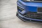 Preview: Maxton Racing Front Ansatz für passend +Flaps für VW Golf 7 R / R-Line Facelift schwarz Hochglanz VWGO7FRCNC-FD2B+FSF1-G