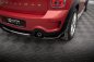 Preview: Maxton Mittlerer Cup Diffusor Heck Ansatz Mini Cooper Countryman R60 Facelift schwarz Hochglanz MC-CO-1-RD1-G
