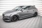 Preview: Maxton Street Pro Seitenschweller Ansatz für Audi S3 / A3 S-Line Sportback 8V Facelift AUS33FSBCNC-SD1BRB