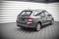 Preview: Maxton Mittlerer Diffusor Heck Ansatz DTM Look für Skoda Fabia Combi Mk3 Facelift schwarz Hochglanz SK-FA-3F-K-RD1G+RD2-G