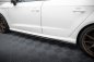 Preview: Maxton Seitenschweller Ansatz Audi S3 / A3 S-Line Sportback 8V schwarz Hochglanz AU-S3-8V-SB-SD1-G