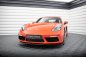 Preview: Maxton Front Ansatz V.2 für Porsche 718 Cayman 982c schwarz Hochglanz PO-CA-718-FD2-G