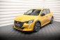 Preview: Maxton Front Flaps Peugeot 208 GT Mk2 schwarz Hochglanz PE2082GTCNC-FSF1-G