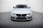 Preview: Maxton Street Pro Front Ansatz + Flaps BMW 4er Coupe / Gran Coupe / Cabrio M-Paket F32 / F36 / F33 schwarz Hochglanz BM4F32MPACKCNC-FD4BRB+FSF1-G