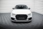 Preview: Maxton Front Ansatz V.3 Audi RS3 Limousine 8V Facelift schwarz Hochglanz AU-RS3-8VF-S-FD3-G