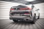 Preview: Maxton Mittlerer Diffusor Heck Ansatz DTM Look für V.3 BMW X6 M-Paket G06 schwarz Hochglanz BM-X6-06-MPACK-RD3G+RD5-G
