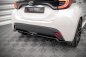 Preview: Maxton Mittlerer Diffusor Heck Ansatz DTM Look für V.2 Toyota Yaris Mk4 schwarz Hochglanz TO-YA-4-RD2G+RD3-G