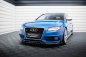 Preview: Maxton Front Ansatz V.4 Audi S4 / A4 S-Line B8 schwarz Hochglanz AU-S4-B8-FD4-G