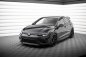 Preview: Maxton Front Ansatz V.7 VW Golf R Mk8 schwarz Hochglanz VW-GO-8-R-FD7-G