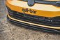 Preview: Maxton Front Ansatz V.2 für VW Golf 8  schwarz Hochglanz VW-GO-8-FD2G+FD2R-G