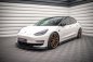 Preview: Maxton Seitenschweller Ansatz für V.2 für Tesla Model 3 schwarz Hochglanz TE-MODEL3-1-SD2-G