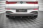 Preview: Maxton Mittlerer Diffusor Heck Ansatz DTM Look für BMW X6 M-Paket G06 schwarz Hochglanz BM-X6-06-MPACK-RD1G+RD2-G
