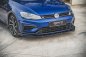 Preview: Maxton Racing Front Ansatz für passend +Flaps für VW Golf 7 R / R-Line Facelift schwarz Hochglanz VWGO7FRCNC-FD2B+FSF1-G