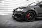 Preview: Maxton Front Flaps Audi RS3 Limousine 8V Facelift schwarz Hochglanz AURS38VFSCNC-FSF1-G