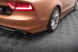 Preview: Maxton Heck Ansatz Flaps Diffusor V.2 Audi A7 S-Line C7 schwarz Hochglanz AU-A7-C7-RSD1-G