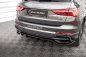 Preview: Maxton Mittlerer Diffusor Heck Ansatz DTM Look für Audi Q3 S-Line F3 schwarz Hochglanz AU-Q3-2-SLINE-RD1G+RD2-G