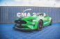 Preview: Maxton Street Pro Front Ansatz V.1 für  + Flaps Ford Mustang GT Mk6 Facelift schwarz Hochglanz FOMU6FGTCNC-FD1B+FSF1-G
