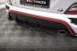 Preview: Maxton Mittlerer Diffusor Heck Ansatz für Hyundai Kona N Mk1 schwarz Hochglanz HY-KO-1-N-RD1-G
