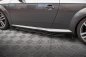 Preview: Maxton Street Pro Seitenschweller Ansatz + Flaps Audi TT S / S-Line 8S schwarz Hochglanz AUTT3SLINECNC-SD1BRB+SF1-G