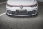 Preview: Maxton Front Ansatz +Flaps für V.2 Volkswagen Golf 8 GTI VW-GO-8-GTI-FD2G+FS