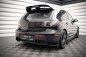 Preview: Maxton Street Pro Heck Ansatz Flaps Diffusor +Flaps für Mazda 3 MPS Mk1 schwarz Hochglanz MA3MPS1CNC-RSD1BRB+RSF1-G